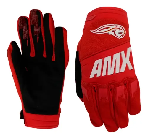 Luva AMX Motocross — Vermelha
