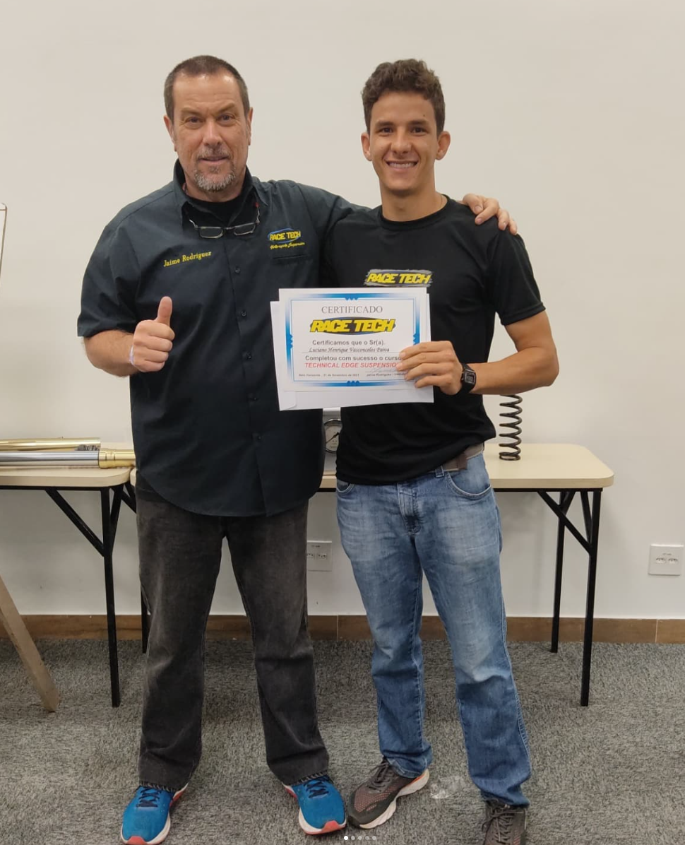Certificado Race Tech da Lulu Officina